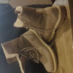 Grey waterproof womens Timberland boots size 6.5
